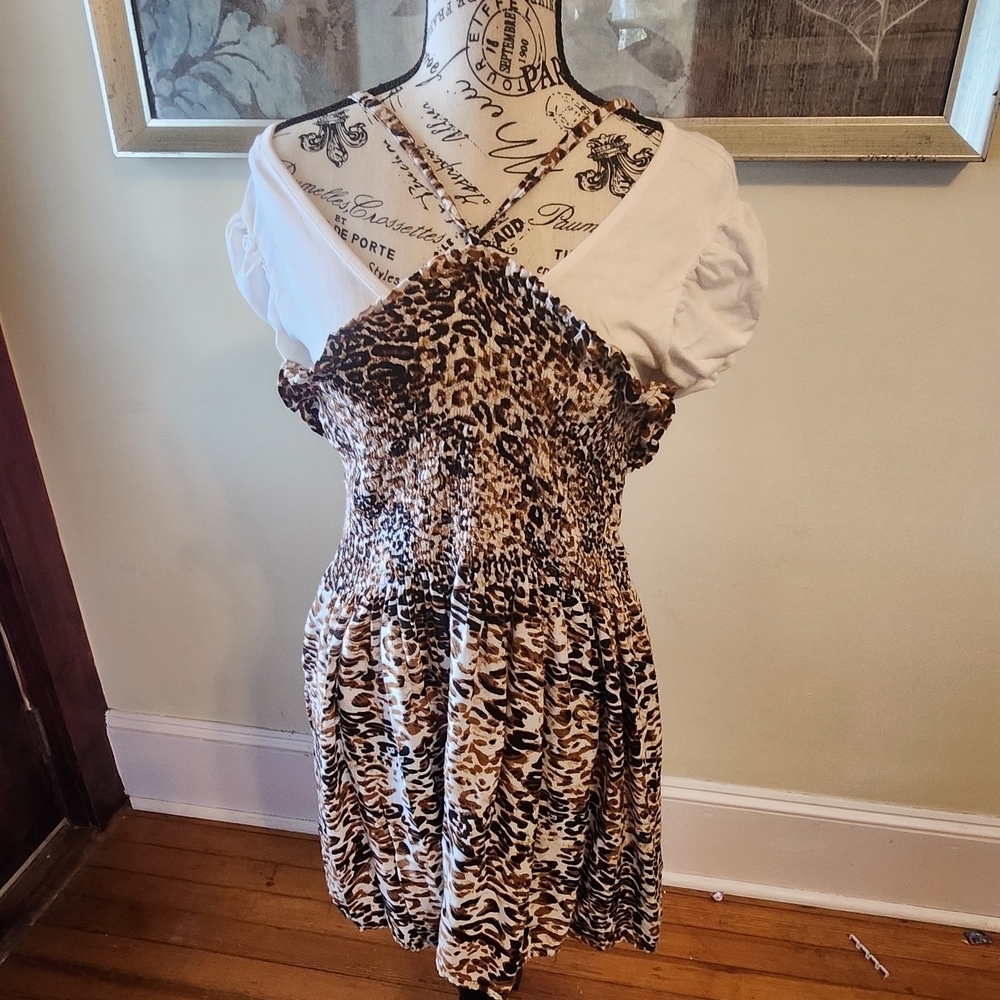 CYN's Leopard Print Mini Dress